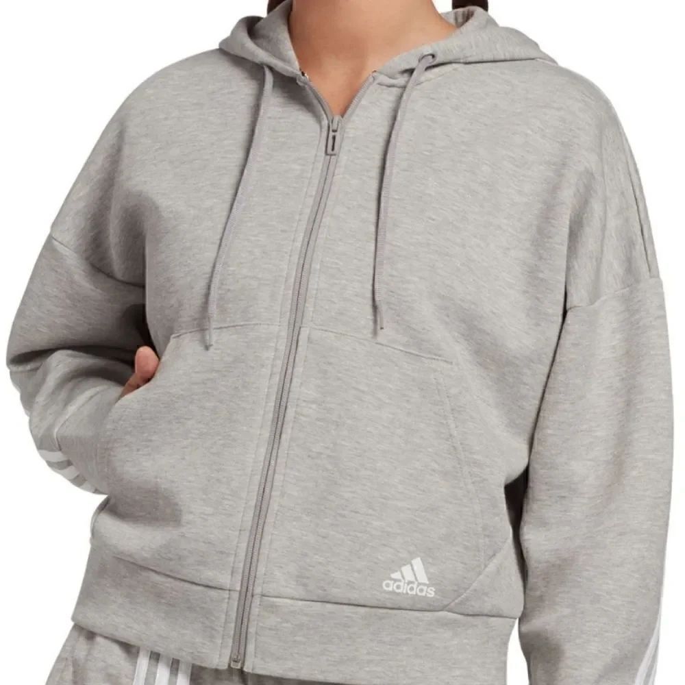 NWT ADIDAS MUST HAVE 3 STRIPES HOODIE SZ L